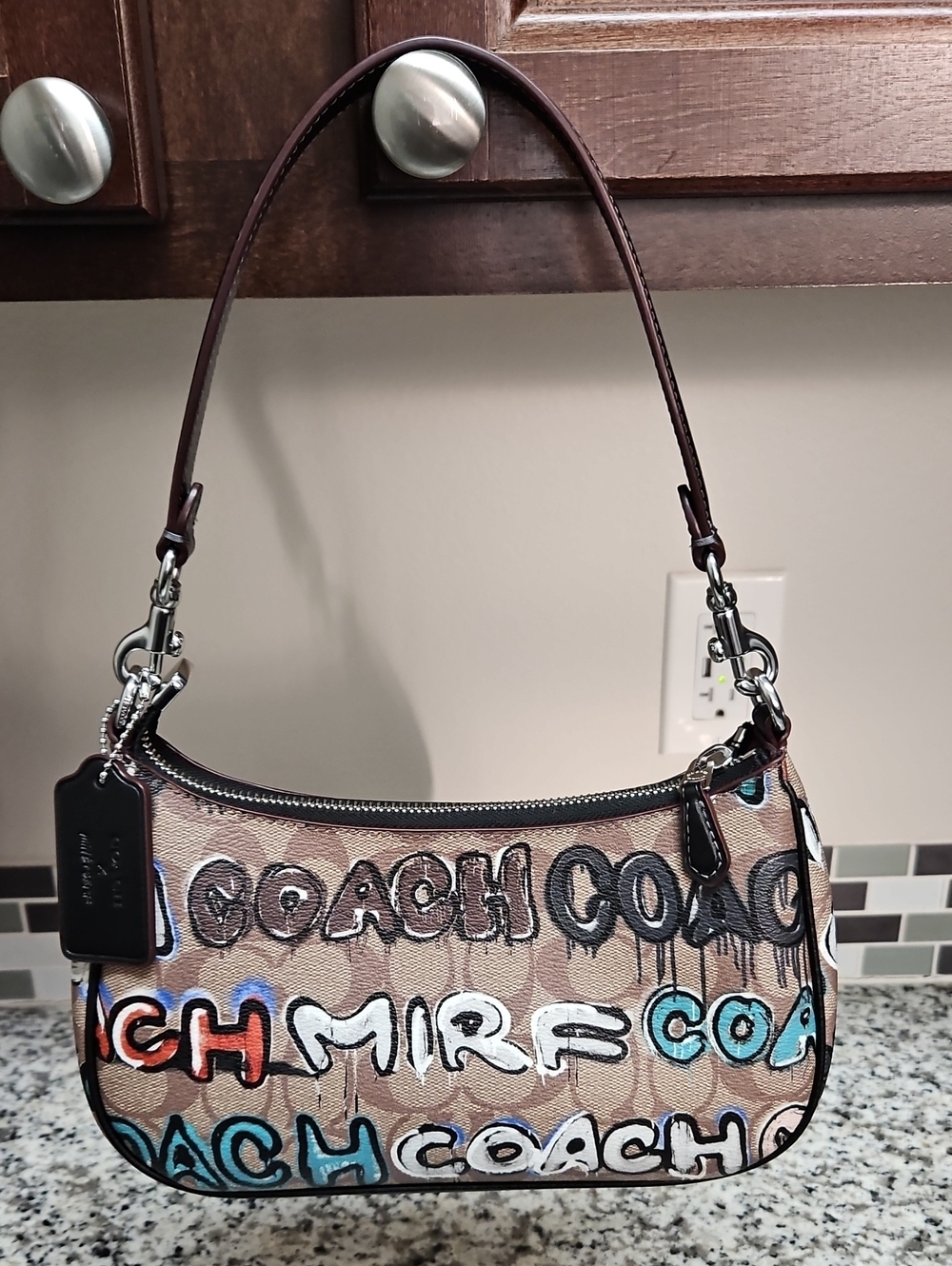 COACH X MINT+SERF TERRY CROSSBODY BAG